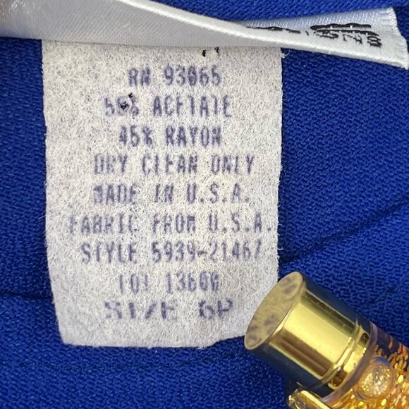 Vintage Y2K Sleeveless Crew Neck Knee Length Sheath Dress Size 6P Petite - Picture 7 of 14